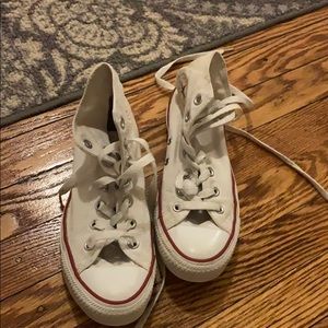 White High Top Converse